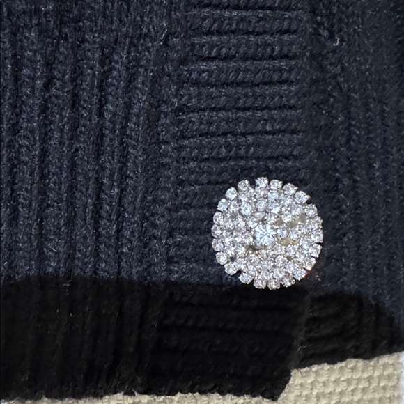 Ronny Kobo Collection Black Knit Cardigan - Picture 10 of 12